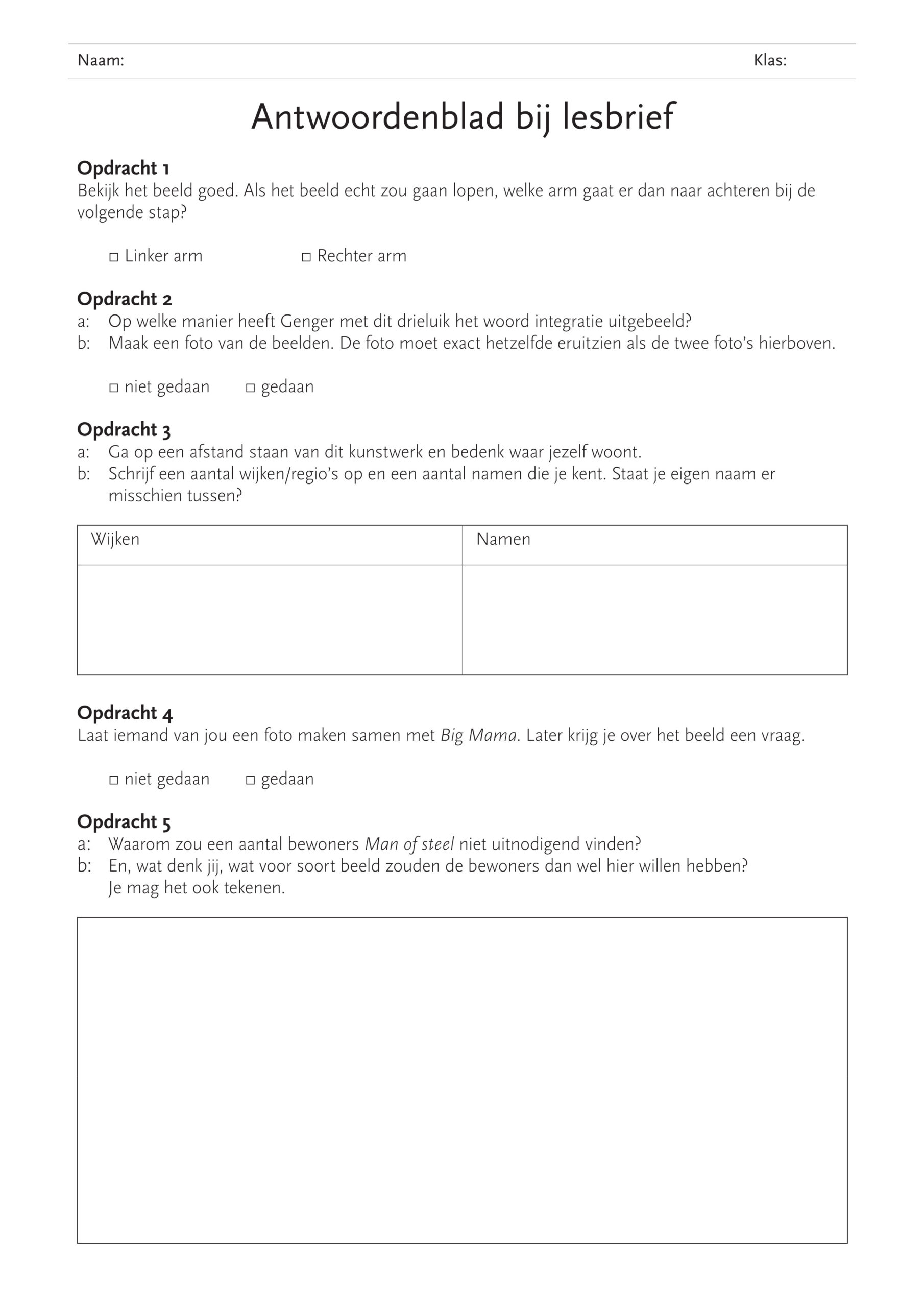 Answer Sheet 2022